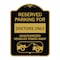 Signmission Reserved Parking for Doctors Only Unauthorized Vehicles Towed Away, A-DES-BG-1824-23116 A-DES-BG-1824-23116 - alternate 1
